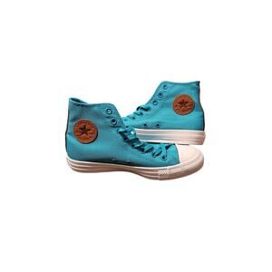 Converse Chuck Taylor All Star Hi Men’s 7 womens 9 Turquoise Brown White 146653F